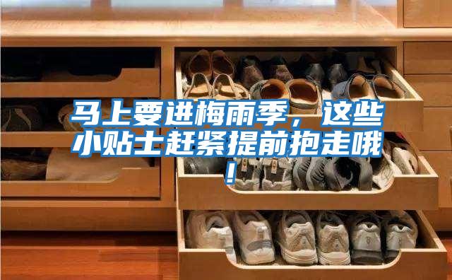 馬上要進(jìn)梅雨季，這些小貼士趕緊提前抱走哦！